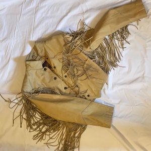 Wilson Leather Fringe Jacket sz M